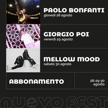 NUoVO Music Fest Abbonamento EARLY TICKET