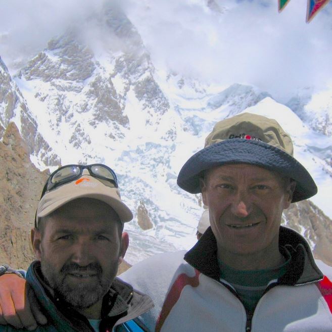 Juanito Oiarzabal e Silvio Mondinelli